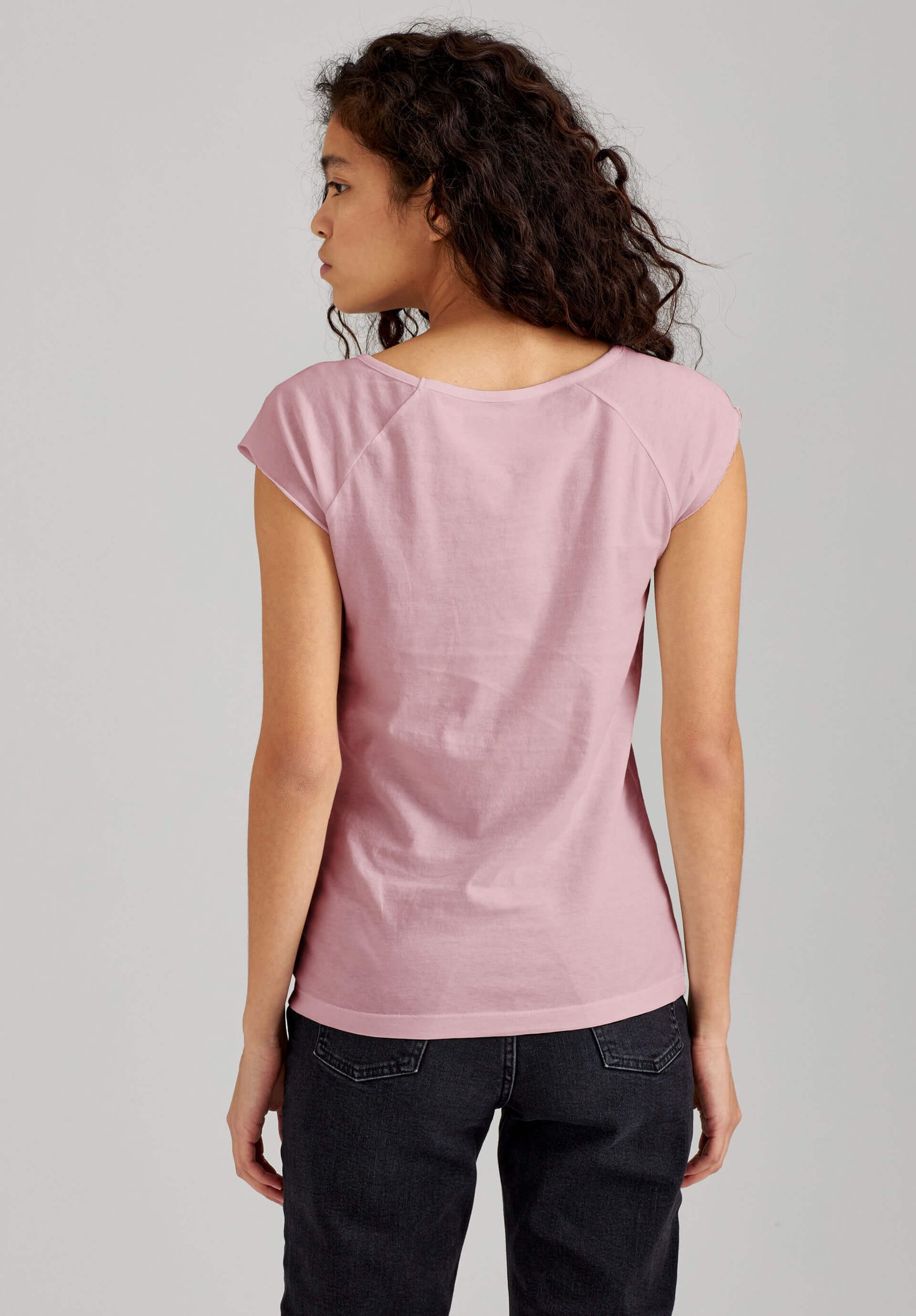 TT01 Cap Sleeve Rose (GOTS)
