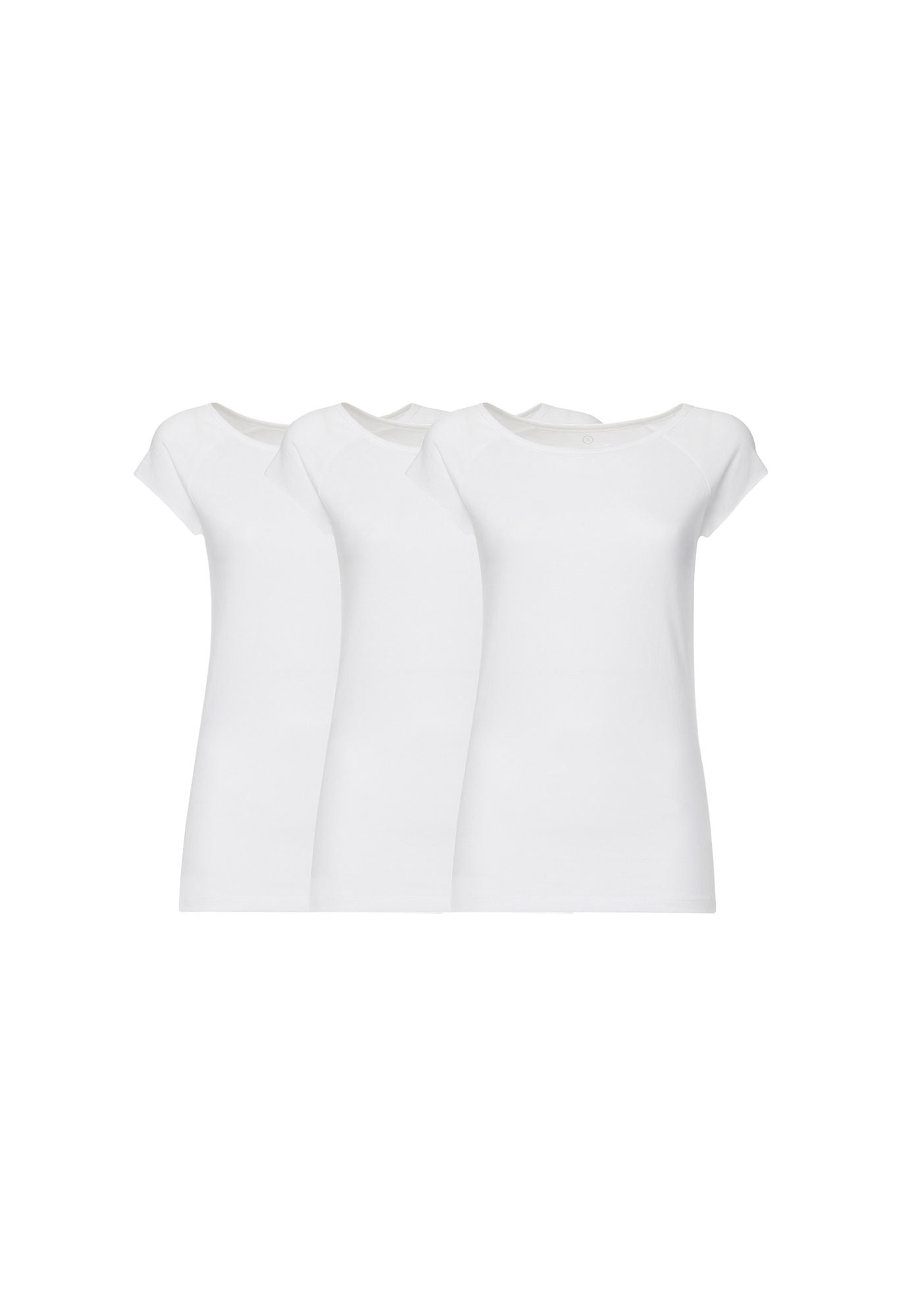 3 Pack TT01 Cap Sleeve White (GOTS)