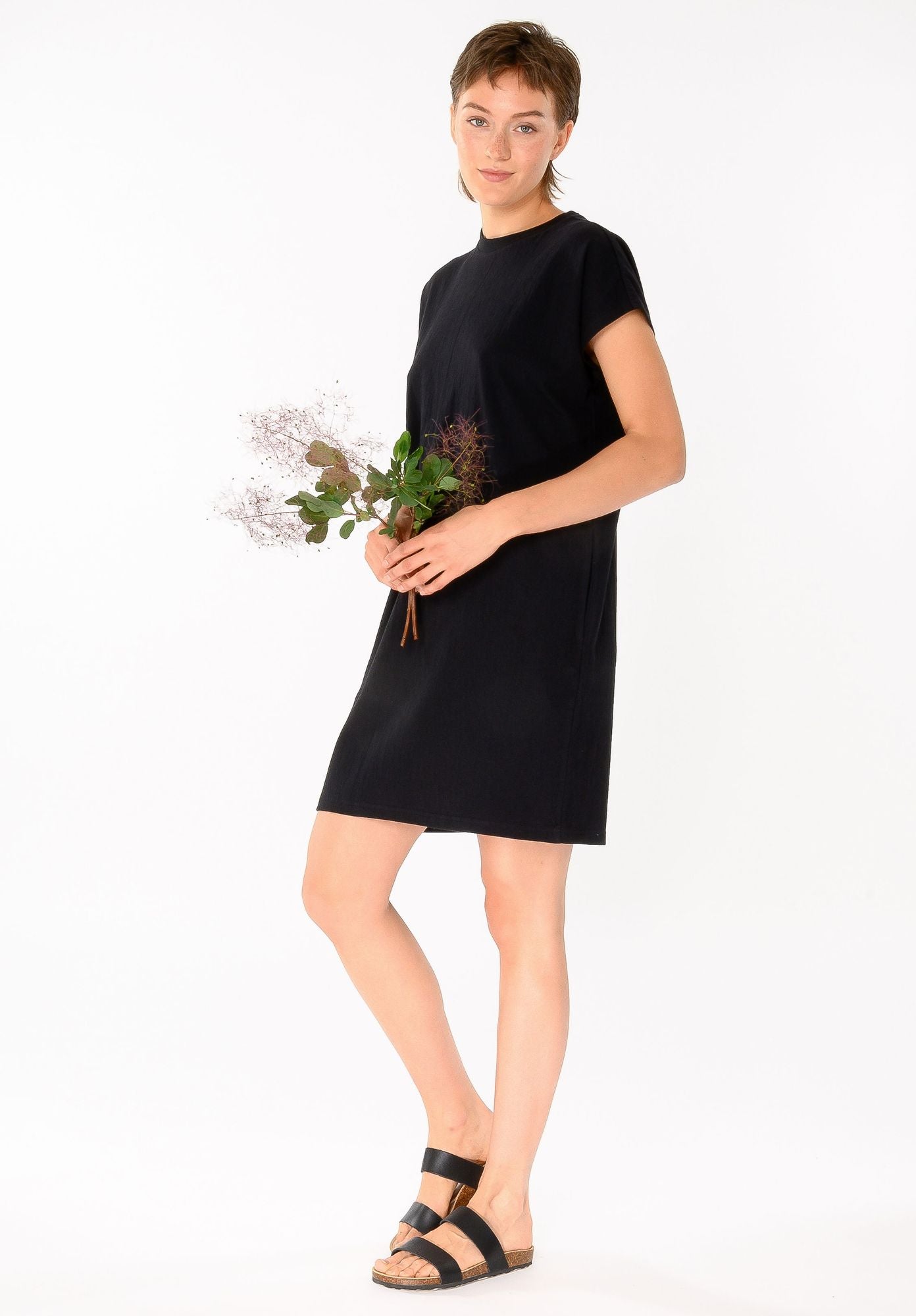 TT76 Boxy Shirt Dress STRUCTURED (GOTS)