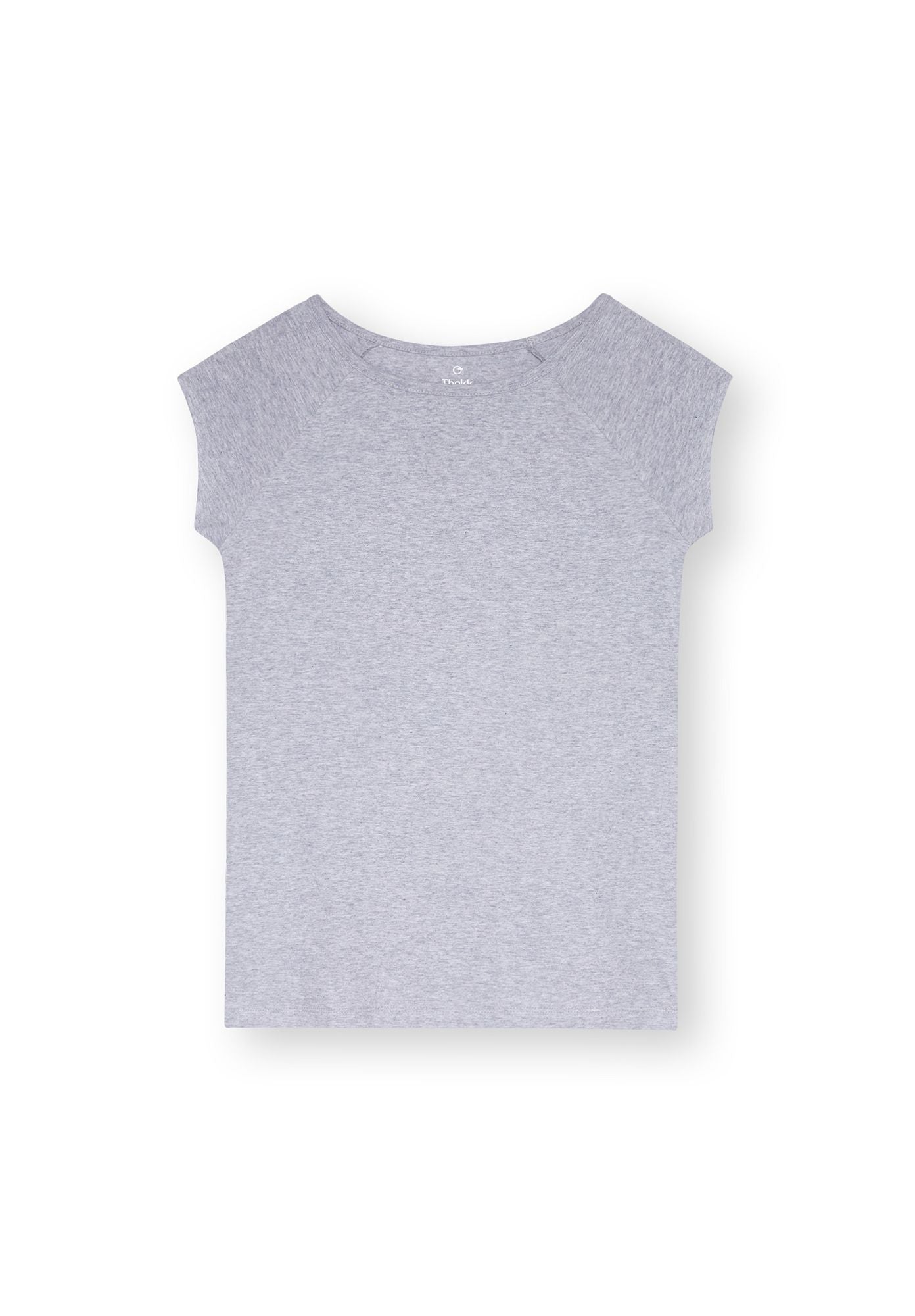 TT01 Cap Sleeve Grey Melange (GOTS)