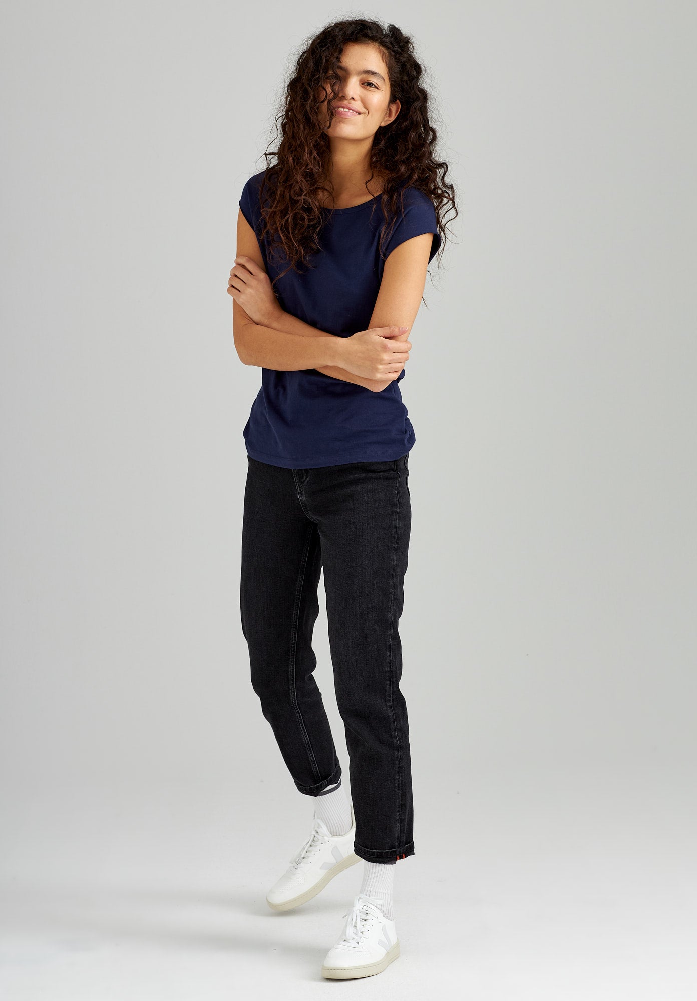 TT01 Cap Sleeve Midnight (GOTS)