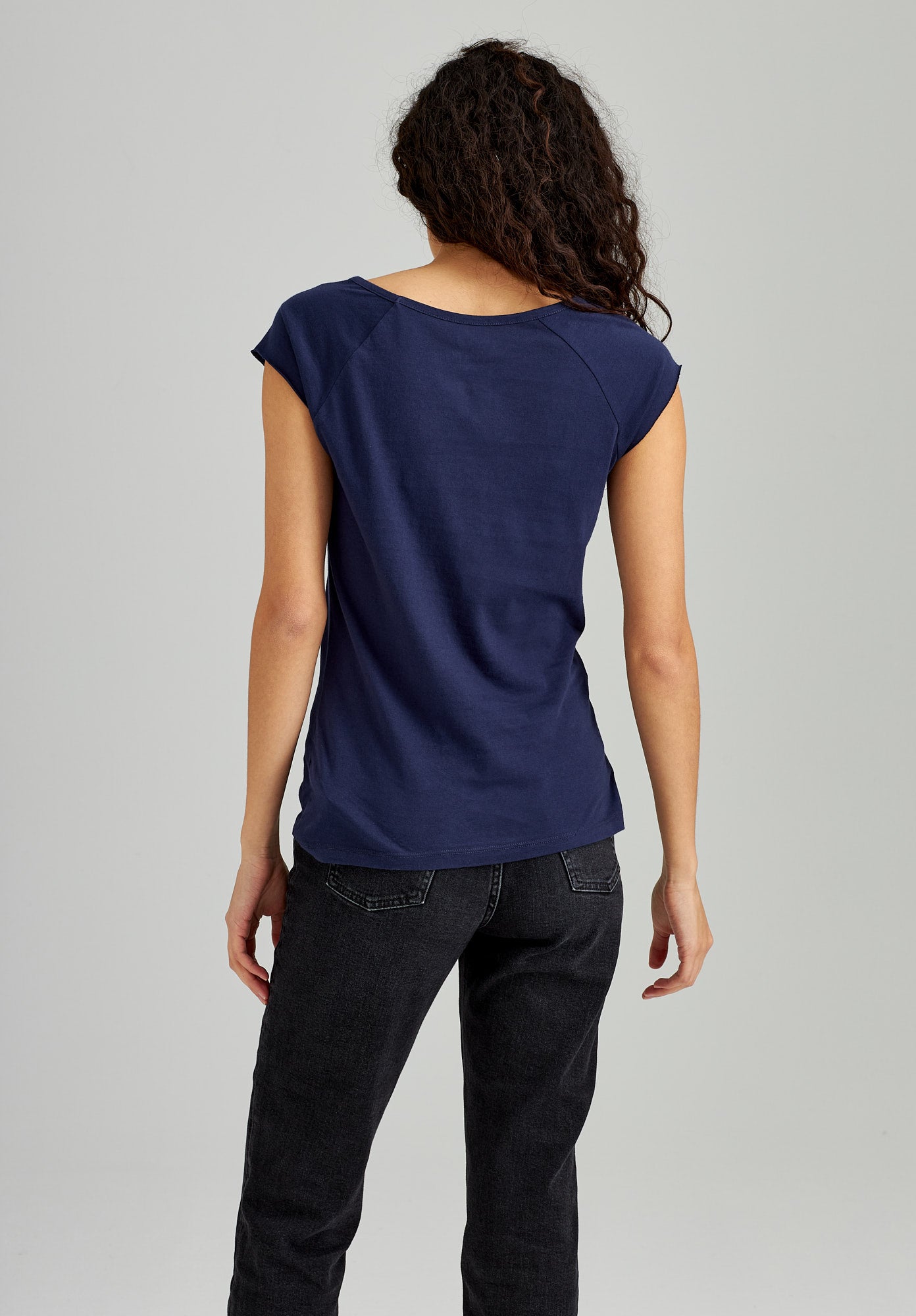 TT01 Cap Sleeve Midnight (GOTS)