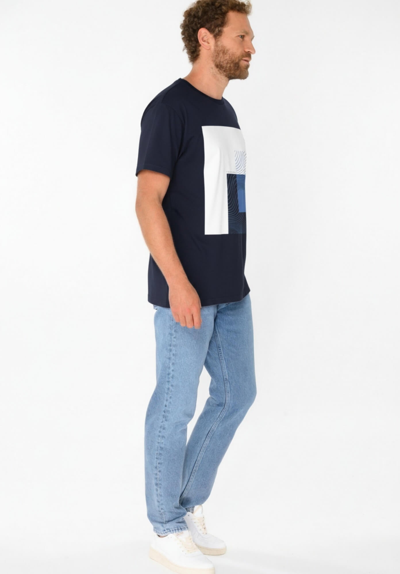 TT02 T-Shirt Cubes midnight (GOTS, vegan)