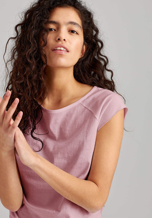 TT01 Cap Sleeve Rose (GOTS)