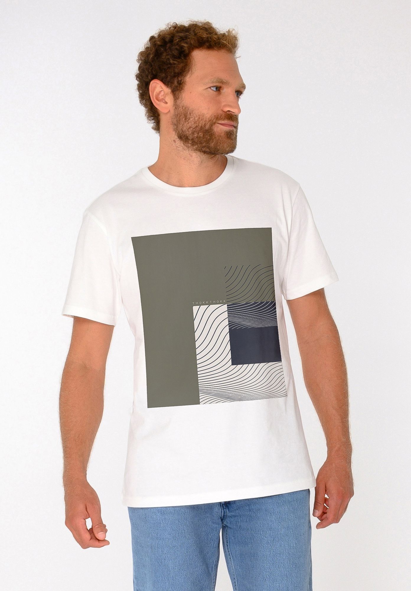 TT02 T-Shirt Cubes white (GOTS, vegan)