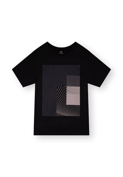 TT02 T-Shirt Cubes black (GOTS, vegan)