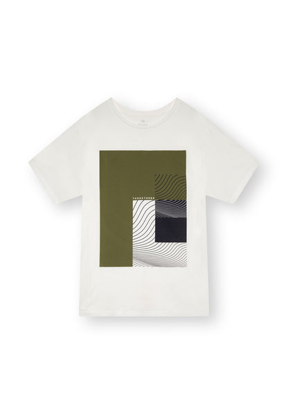 TT02 T-Shirt Cubes white (GOTS, vegan)