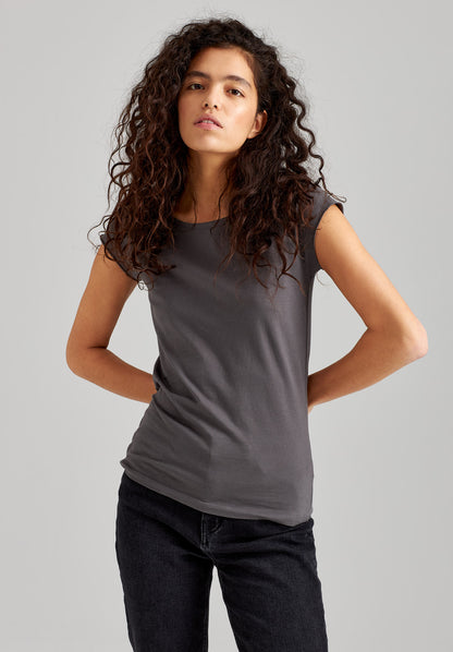 TT01 Cap Sleeve T-Shirt castlerock (GOTS)