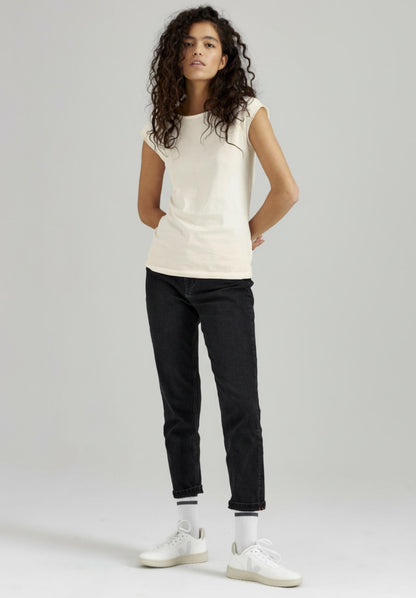 TT01 Cap Sleeve T-Shirt offwhite (GOTS, vegan)