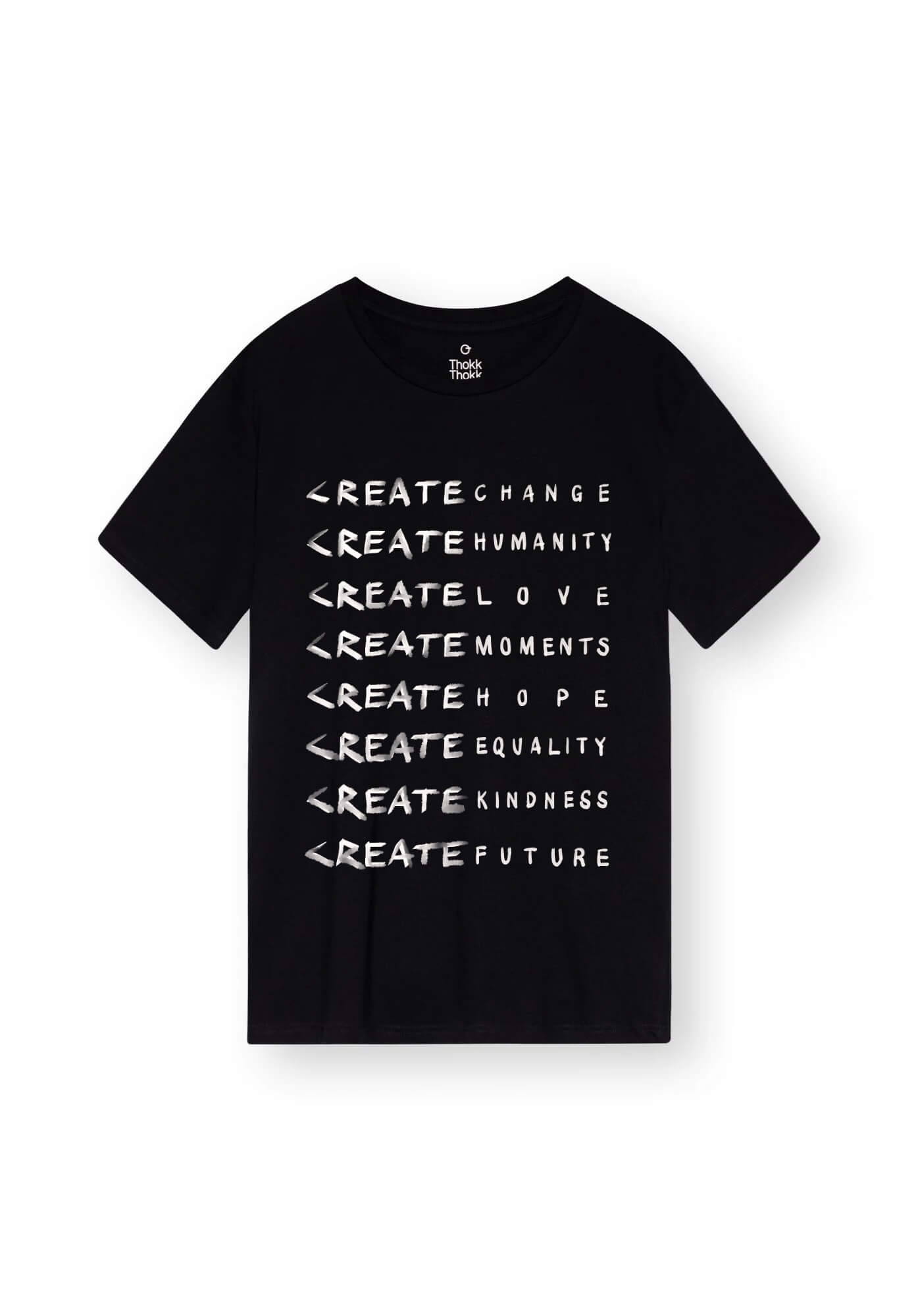 TT02 T-Shirt Create black (GOTS, vegan)