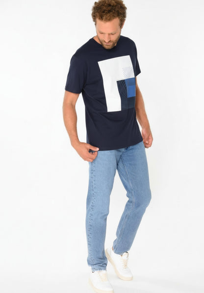 TT02 T-Shirt Cubes midnight (GOTS, vegan)