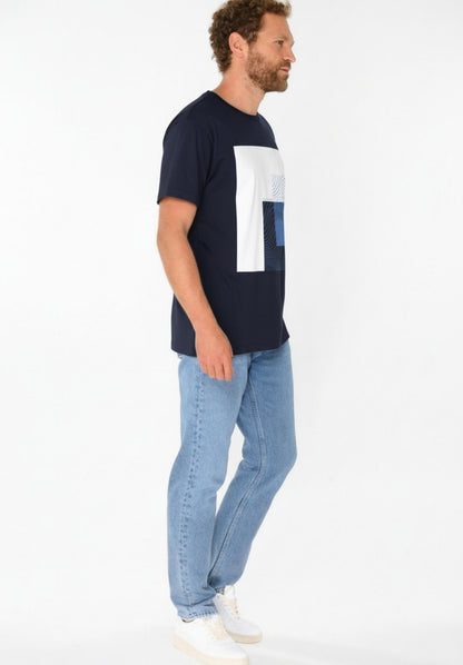 TT02 T-Shirt Cubes midnight (GOTS, vegan)