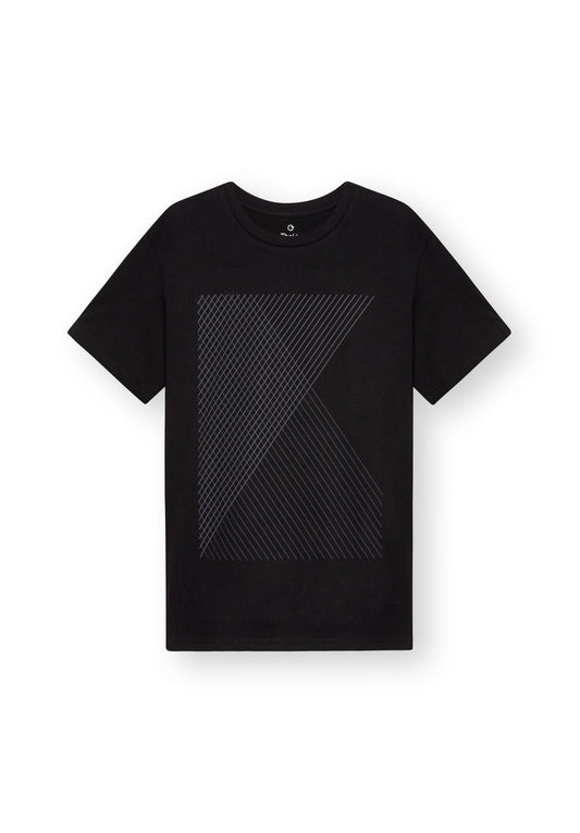 TT02 T-Shirt Spacegrid black (GOTS, vegan)