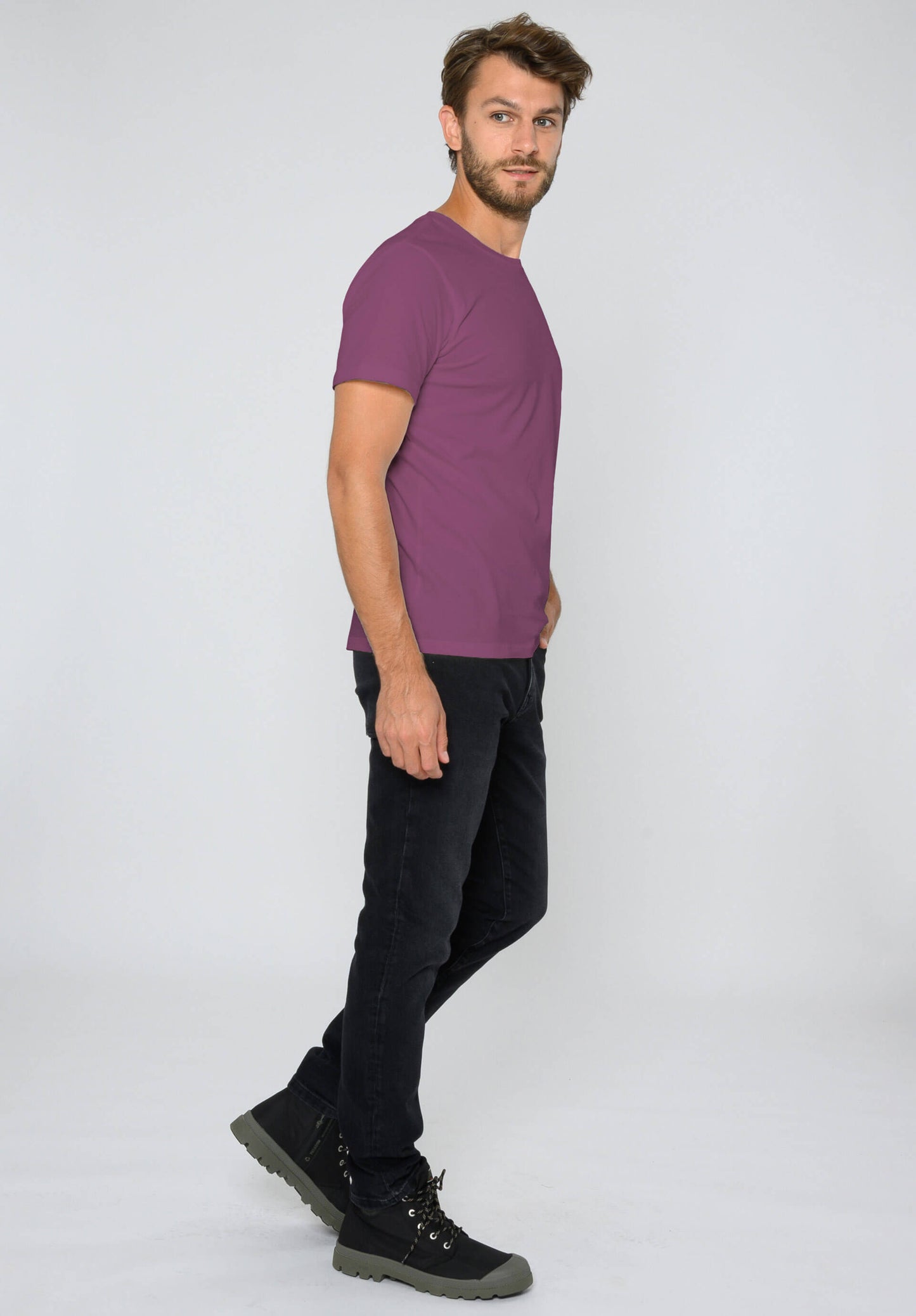 TT02 T-Shirt Plum (GOTS)
