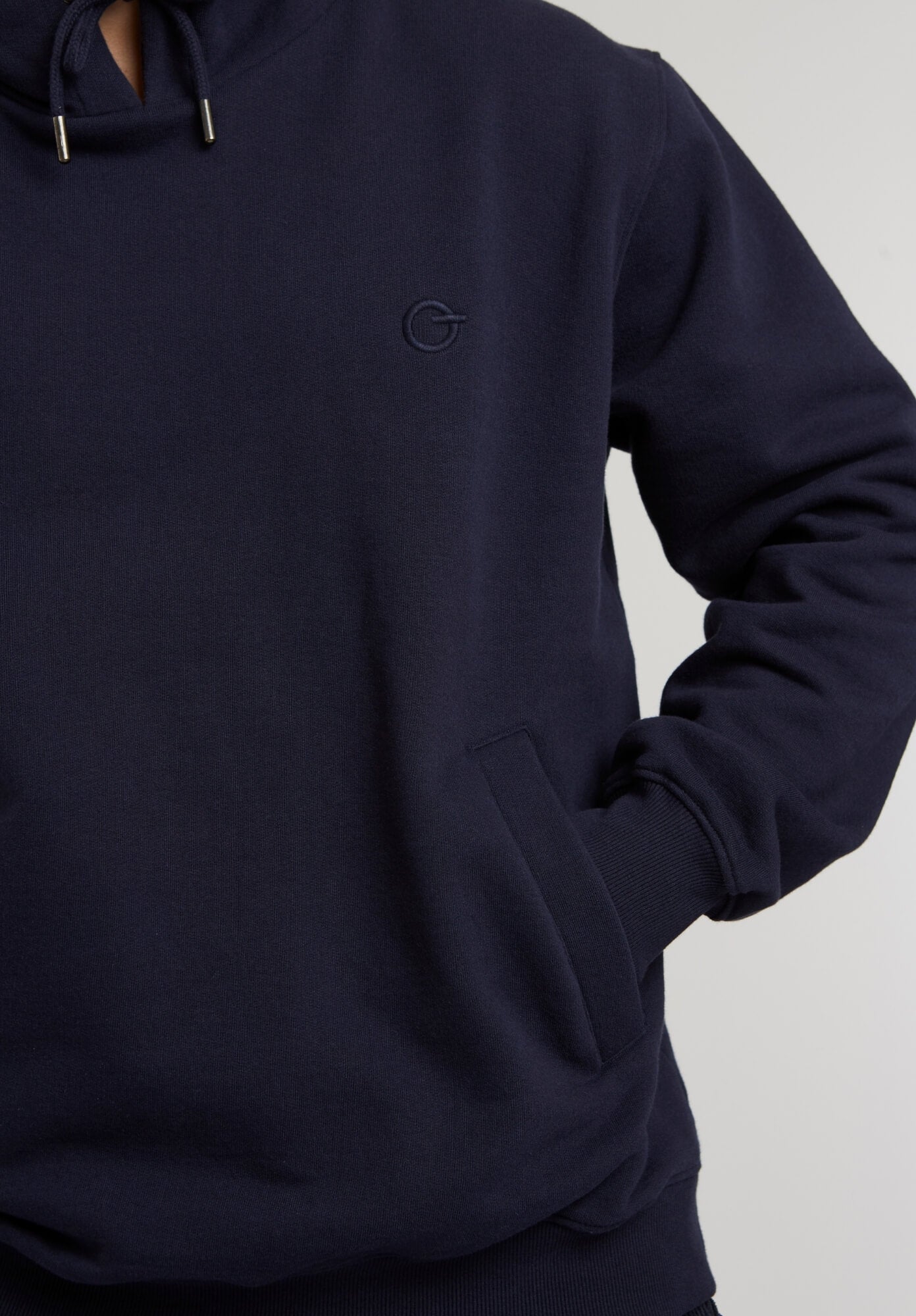 TT1044 Hoodie Five Letters unisex dark navi (GOTS, vegan)