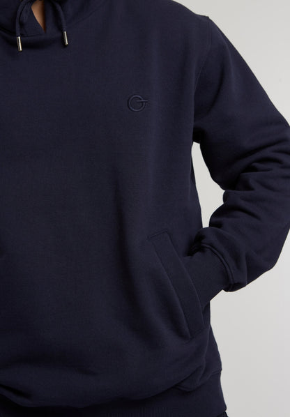 TT1044 Hoodie Five Letters unisex dark navi (GOTS, vegan)