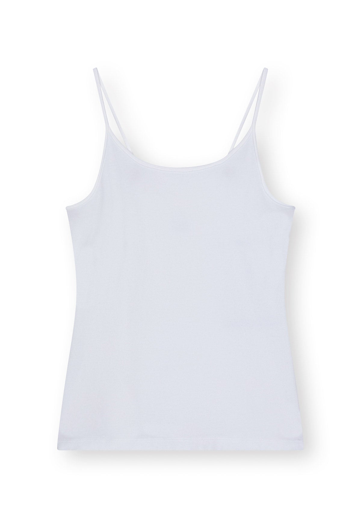 3 Pack TT139 Basic Strap Top White (GOTS)