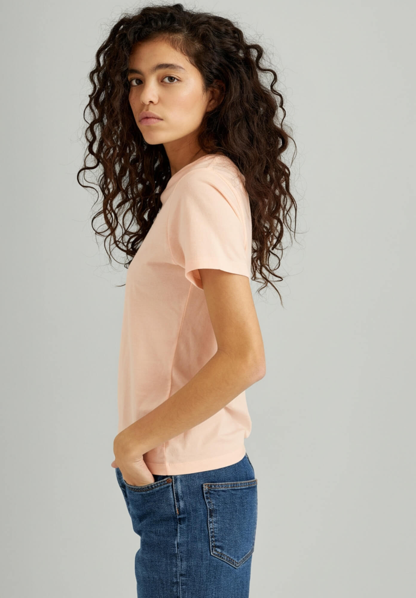 TT85 T-Shirt peach dust (GOTS, vegan)